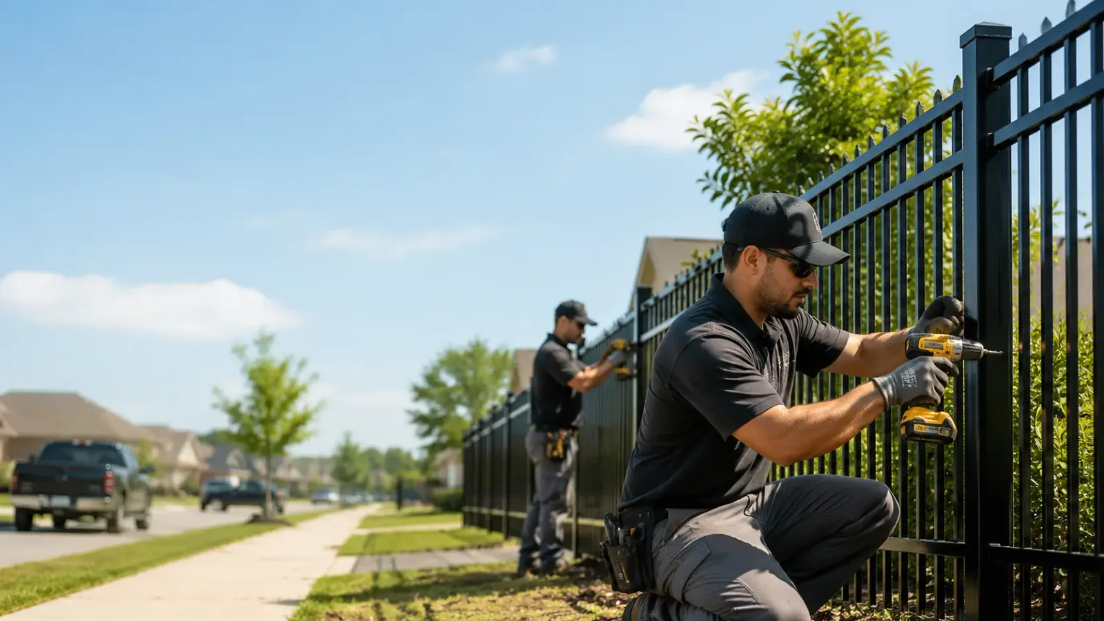 Metal Fence Installation in Scottsburg, VA
